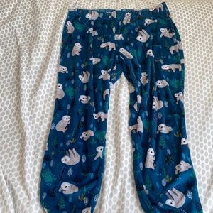 Sloth bed pants